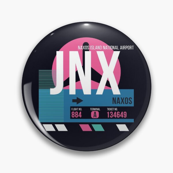 Item preview, Naxos, Greence (JNX) Airport Code Baggage Tag designed and sold by SLAG-Creative.