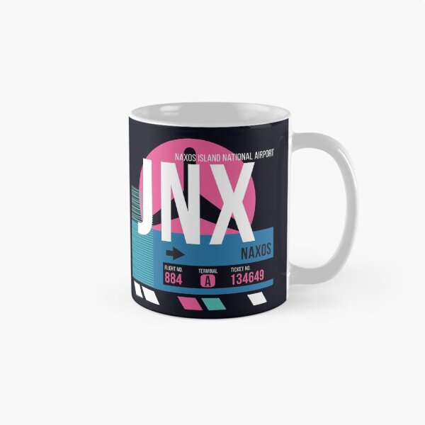 Item preview, Naxos, Greence (JNX) Airport Code Baggage Tag designed and sold by SLAG-Creative.