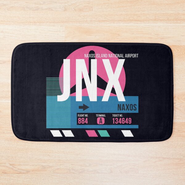 Item preview, Naxos, Greence (JNX) Airport Code Baggage Tag designed and sold by SLAG-Creative.