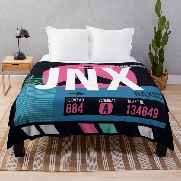 Item preview, Naxos, Greence (JNX) Airport Code Baggage Tag designed and sold by SLAG-Creative.
