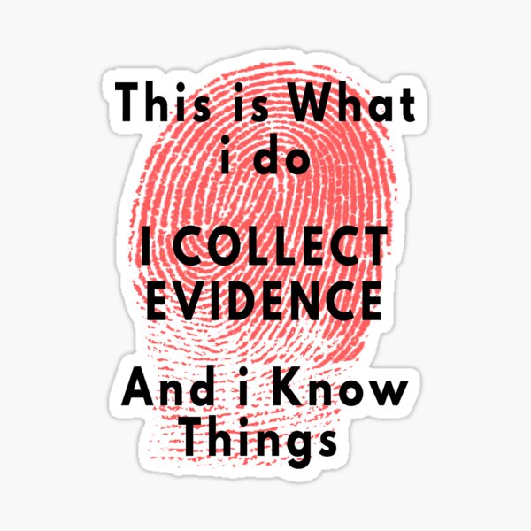 " Forensic Science Forensic Scientist Gifts" Sticker for Sale by