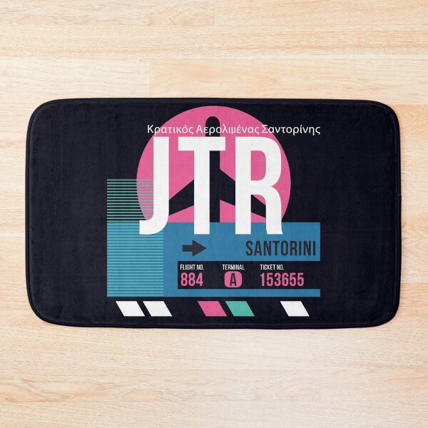 Item preview, Santorini, Greece (JTR) Airport Code Baggage Tag designed and sold by SLAG-Creative.