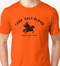 Camiseta unisex Campamento Half Blood: logotipo completo del campamento