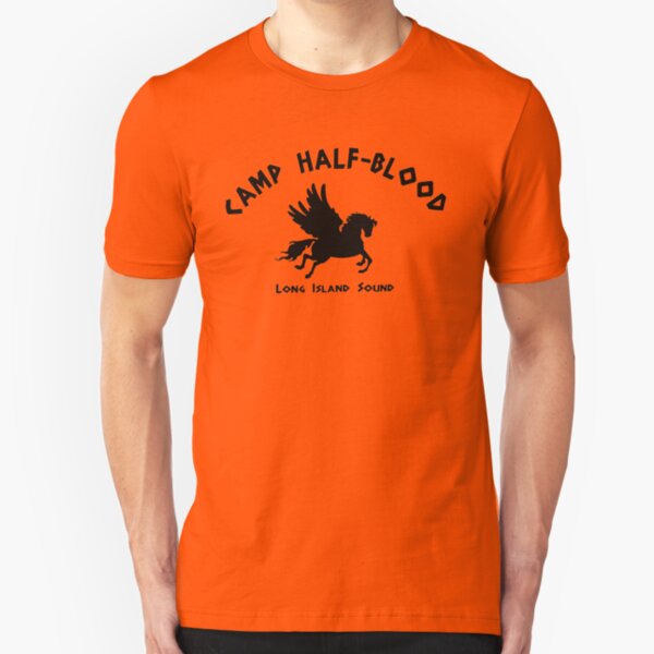 Camp Half Blood: Full camp logo Slim Fit T-Shirt