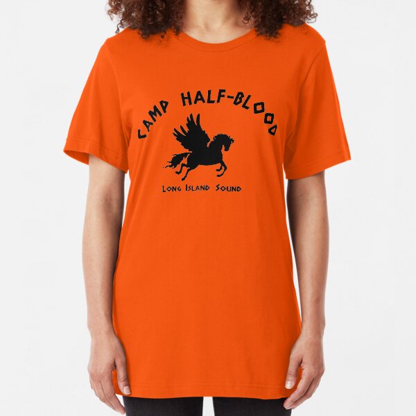 Camp Half Blood: Full camp logo Slim Fit T-Shirt