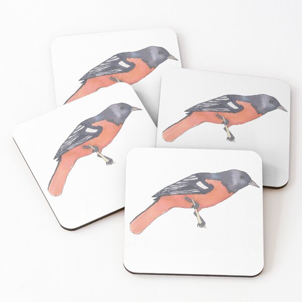 Item preview, Baltimore Oriole Watercolor Bird Art designed and sold by TheWaterBirds.