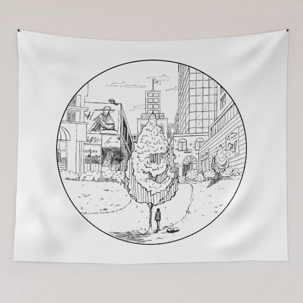 Item preview, Looking at city sketch  designed and sold by hdesignEG.