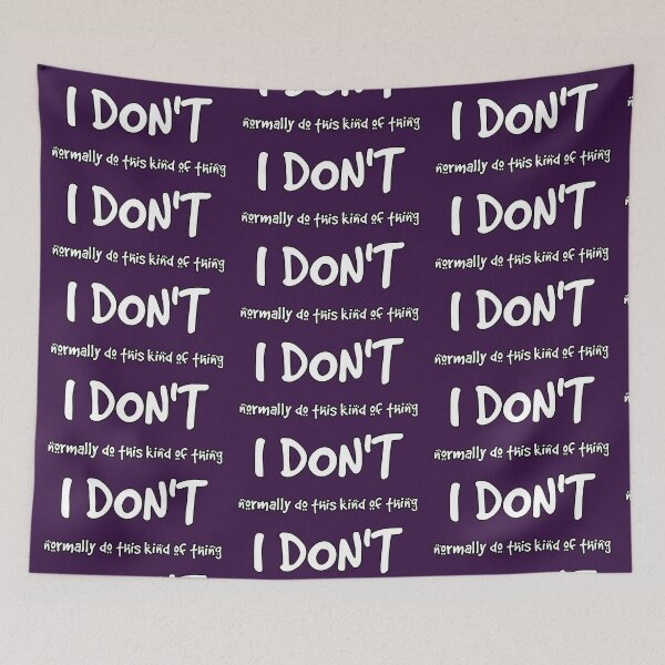 Item preview, I don't normally do this kind of thing funny awkward joke designed and sold by SolidEarthArt.