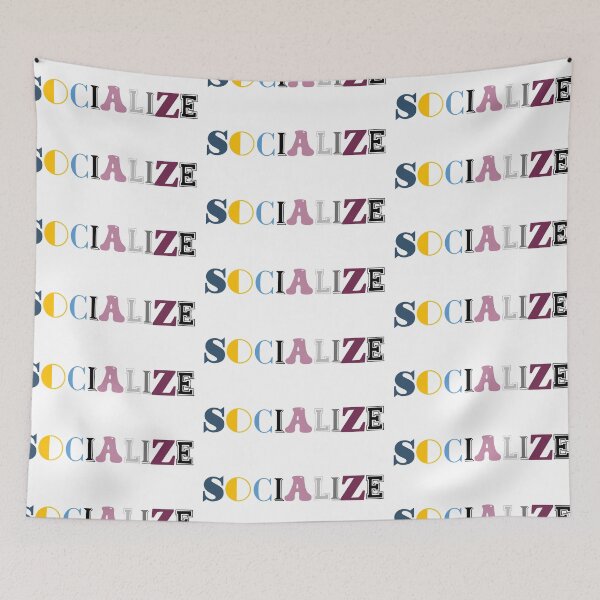 Item preview, socialize designed and sold by AgapeStreetwear.