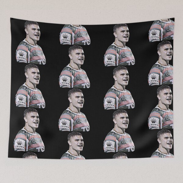 Item preview, Latrell mitchell smiling face designed and sold by Drawartista.