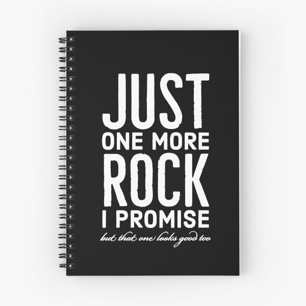Item preview, Rockhounds Gear Just One More Rock Funny Rockhounding designed and sold by AwesomeWorld1.