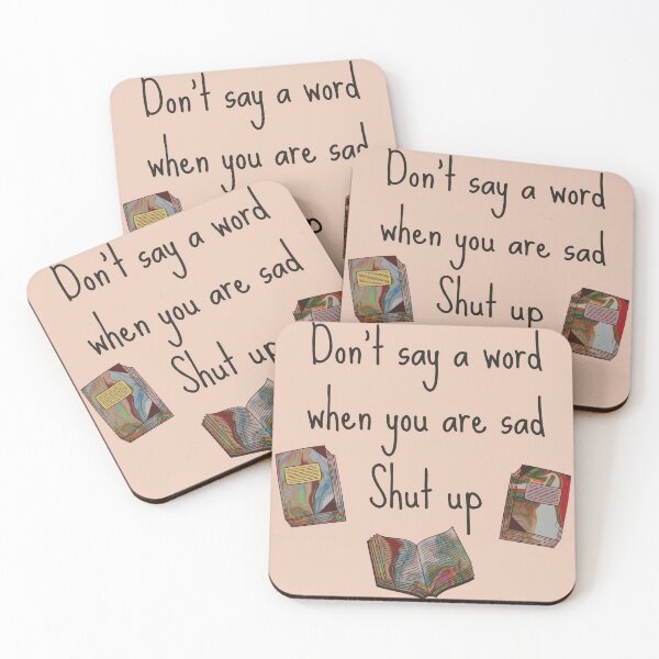 Item preview, Shut Up - Cynical Bad Advice Translation Error  designed and sold by raspberry-tea.