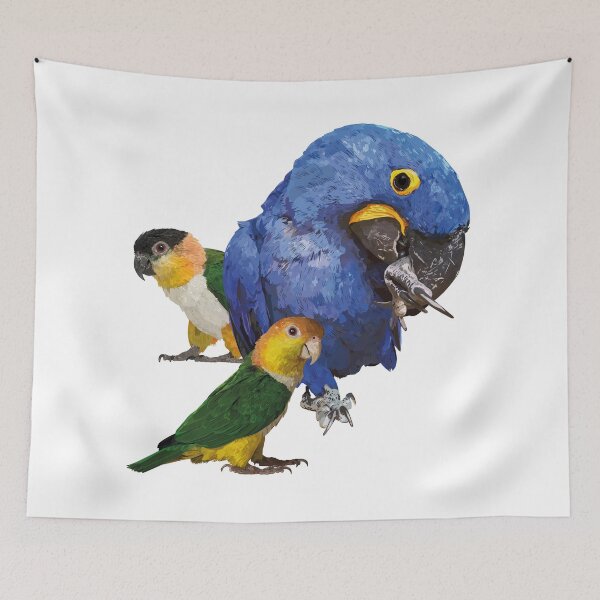 Item preview, Macaw and caiques designed and sold by obscurite.
