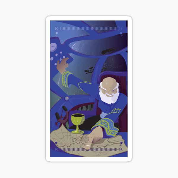 King of Cups: Air of Water Sticker