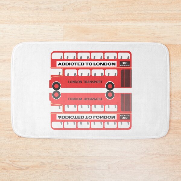 Item preview, Addicted To London Red Double Decker Bus Reflection designed and sold by WhimsicaliTee.