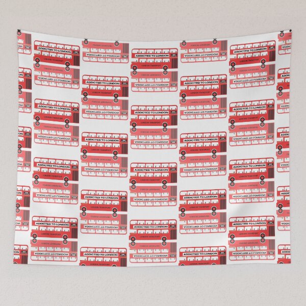 Item preview, Addicted To London Red Double Decker Bus Reflection designed and sold by WhimsicaliTee.