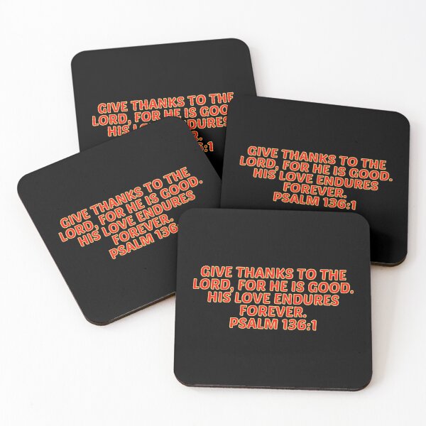 Item preview, Bible Verse Psalm 136:1 designed and sold by Prayingwarrior.