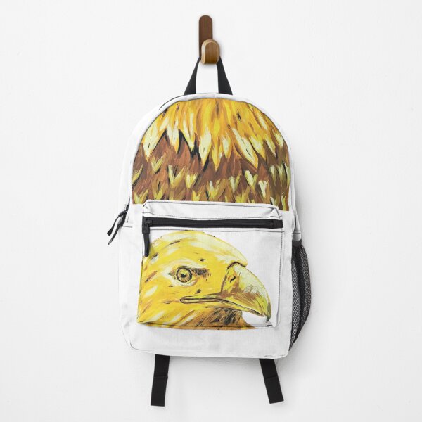 Item preview, Golden American eagle, print of original painting, design bye artist, golden tee eagle designed and sold by elart66.