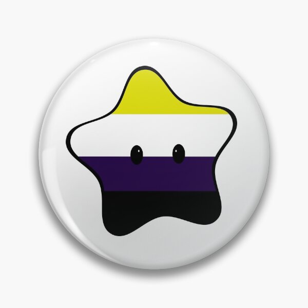 Item preview, Non-Binary Pride Star designed and sold by Enby-Wishes.