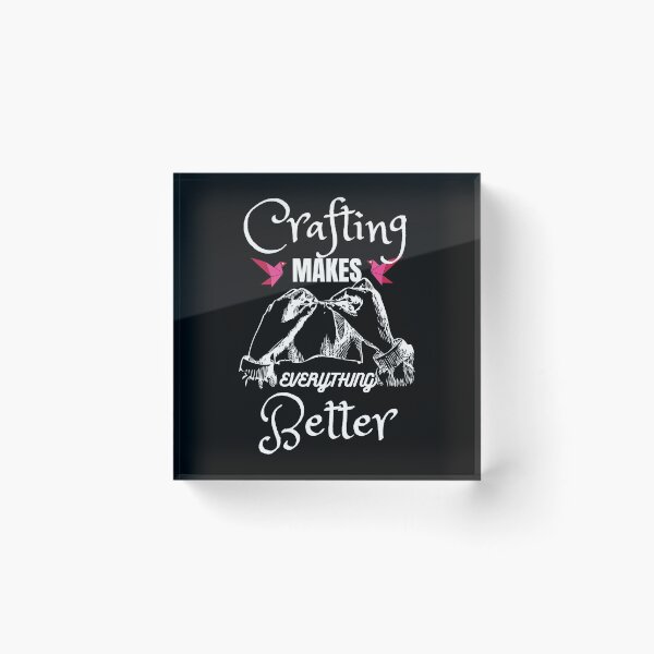 Item preview, crafting makes everything better designed and sold by Izemiro.