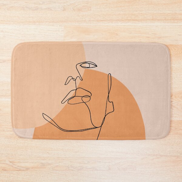 Item preview, One Line Face Drawing With Geometric Background  designed and sold by NaomiBalog.