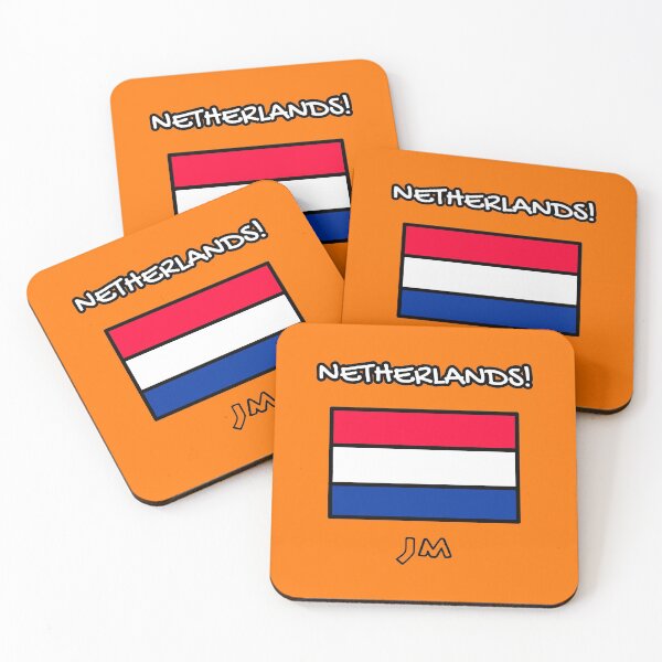 Item preview, Netherlands (Holland) Flag Drawn Orange designed and sold by jesumedina.