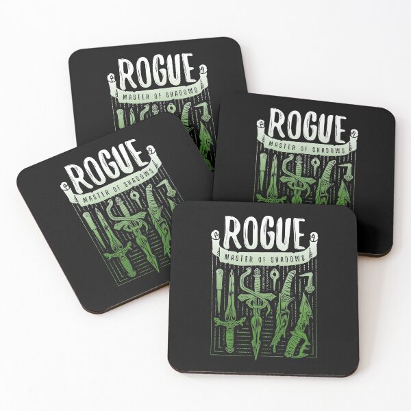 Item preview, ROGUE - Master of Shadows (White) designed and sold by RoleplayRealm.