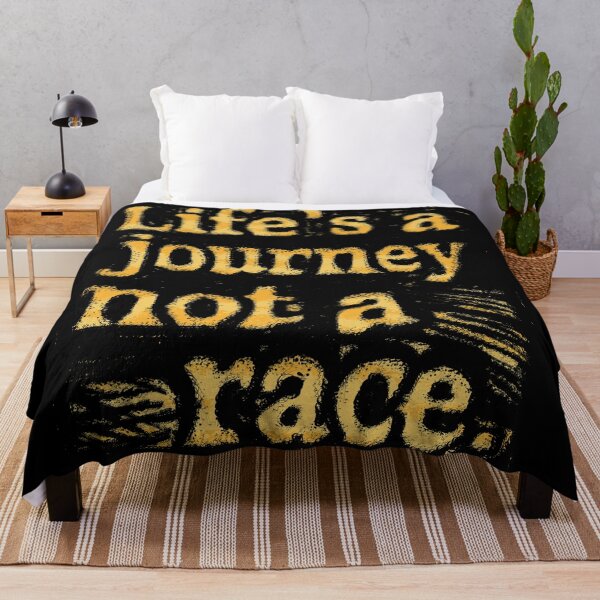 Item preview, Life's a journey not a race Yellow designed and sold by RafaelLima7.