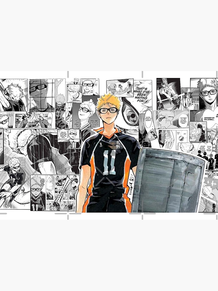 manga, haikyuu, and tsukishima image