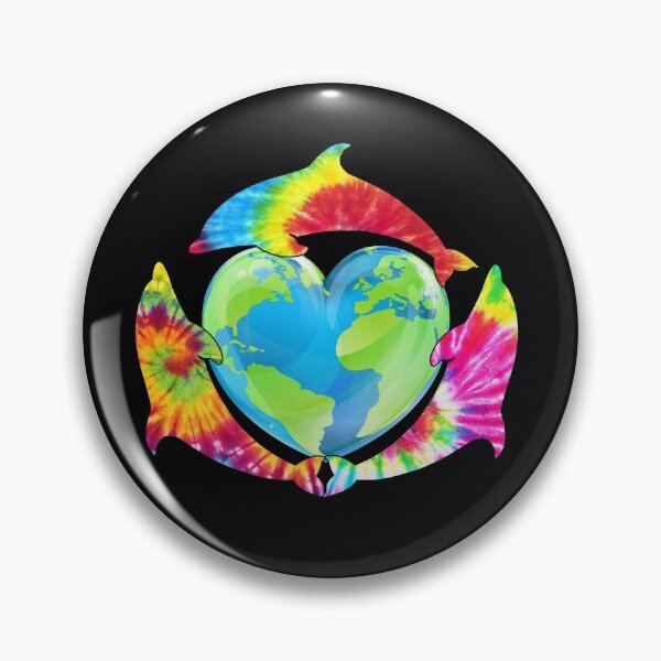 Item preview, Tie dye dolphin designed and sold by tropicprince.