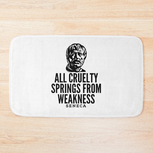 Artikelvorschau, Seneca Quotes - Cruelty entworfen und verkauft von HalpinDesign.