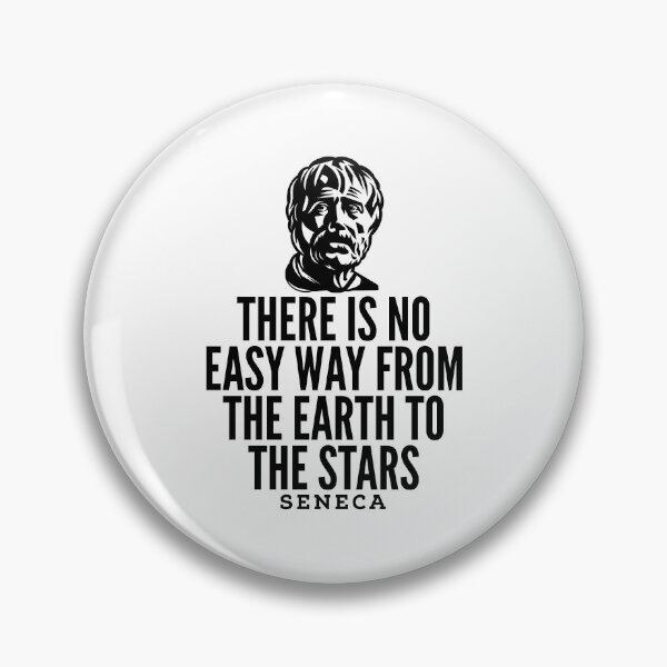 Aperçu de l'œuvre Seneca Quotes - to the Stars créée et vendue par HalpinDesign.