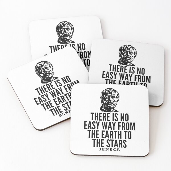 Aperçu de l'œuvre Seneca Quotes - to the Stars créée et vendue par HalpinDesign.