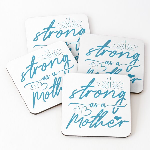 Item preview, Fuerte y resistente como una madre - Azul designed and sold by Schuva.