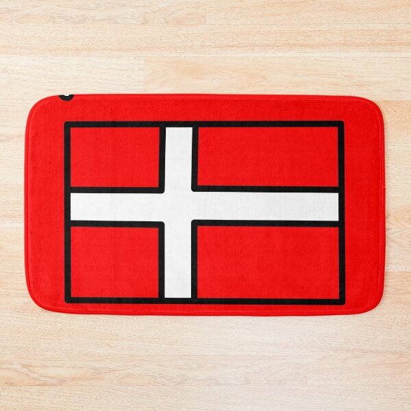 Item preview, Red Drawn Denmark Flag designed and sold by jesumedina.