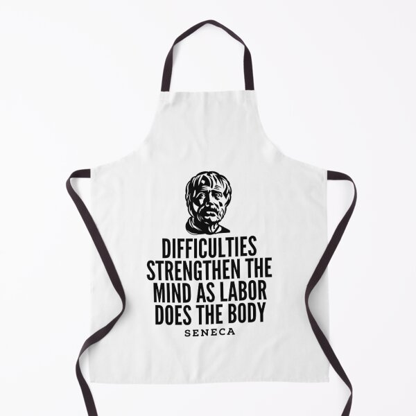 Item preview, Seneca Quotes - Difficulties designed and sold by HalpinDesign.