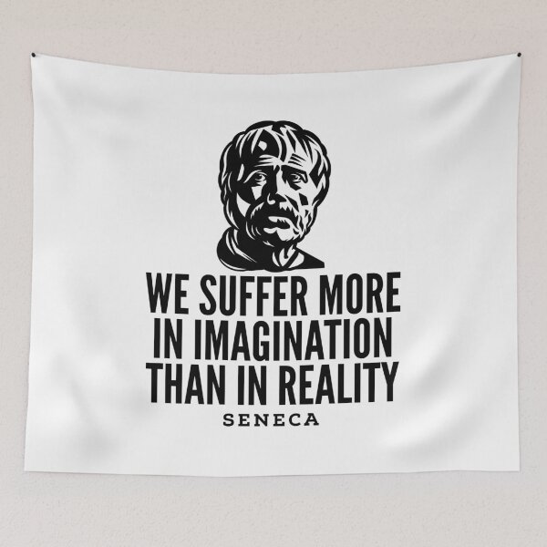 Item preview, Seneca Quotes - Suffer in Imagination designed and sold by HalpinDesign.