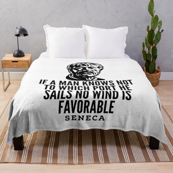 Item preview, Seneca Quotes - Favorable Winds designed and sold by HalpinDesign.