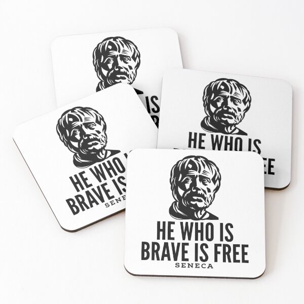 Artikelvorschau, Seneca Quotes - Brave entworfen und verkauft von HalpinDesign.