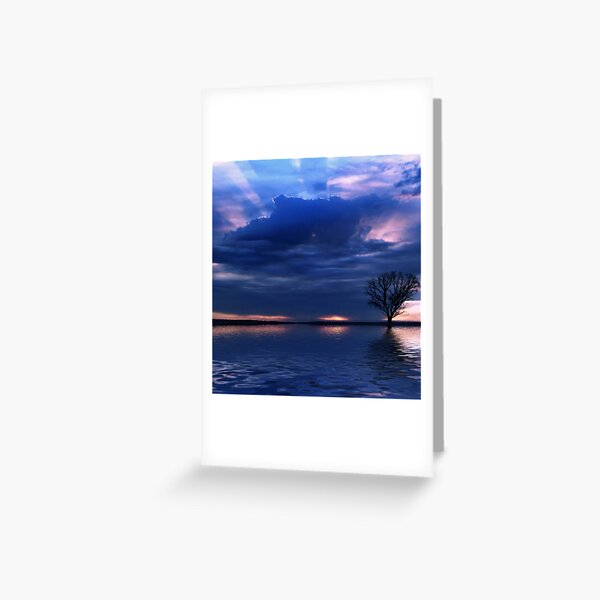 Teardrop Greeting Card