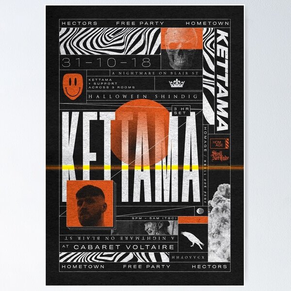 Item preview, Kettama event poster designed and sold by Orchid Prints.