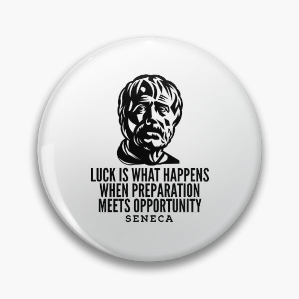 Item preview, Seneca Quotes - Luck designed and sold by HalpinDesign.