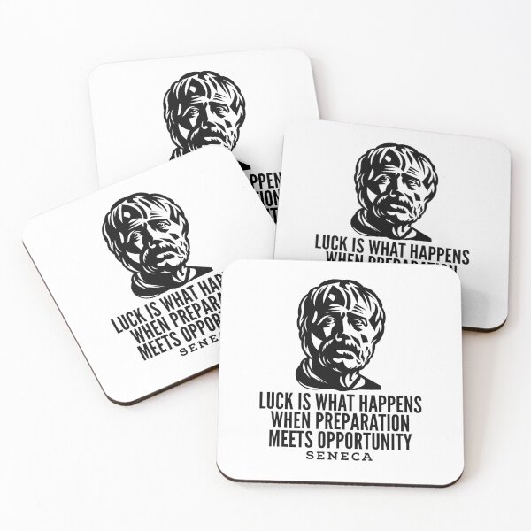 Item preview, Seneca Quotes - Luck designed and sold by HalpinDesign.