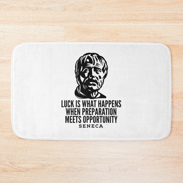 Artikelvorschau, Seneca Quotes - Luck entworfen und verkauft von HalpinDesign.