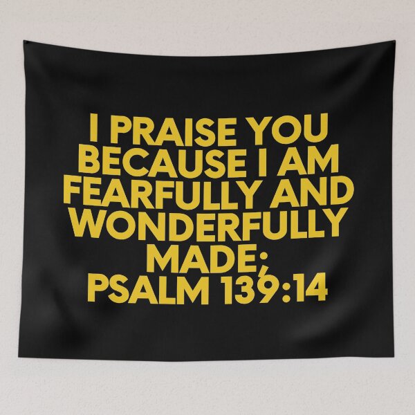 Item preview, Bible Verse Psalm 139:14 designed and sold by Prayingwarrior.