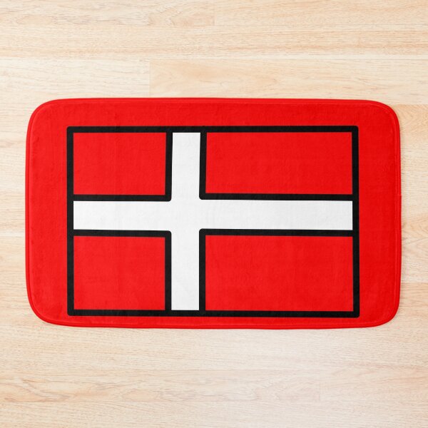 Item preview, Denmark Flag Drawn Red designed and sold by jesumedina.