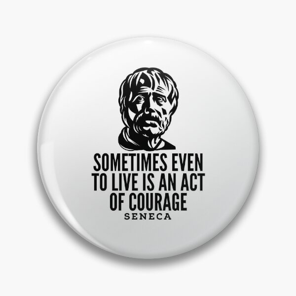 Item preview, Seneca Quotes - Courage designed and sold by HalpinDesign.