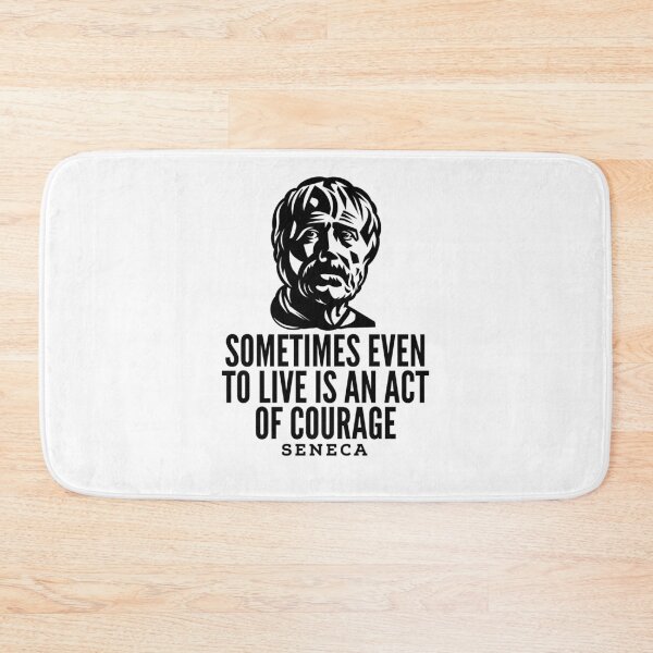 Artikelvorschau, Seneca Quotes - Courage entworfen und verkauft von HalpinDesign.