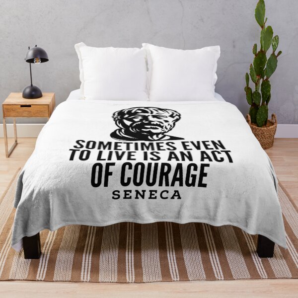 Item preview, Seneca Quotes - Courage designed and sold by HalpinDesign.