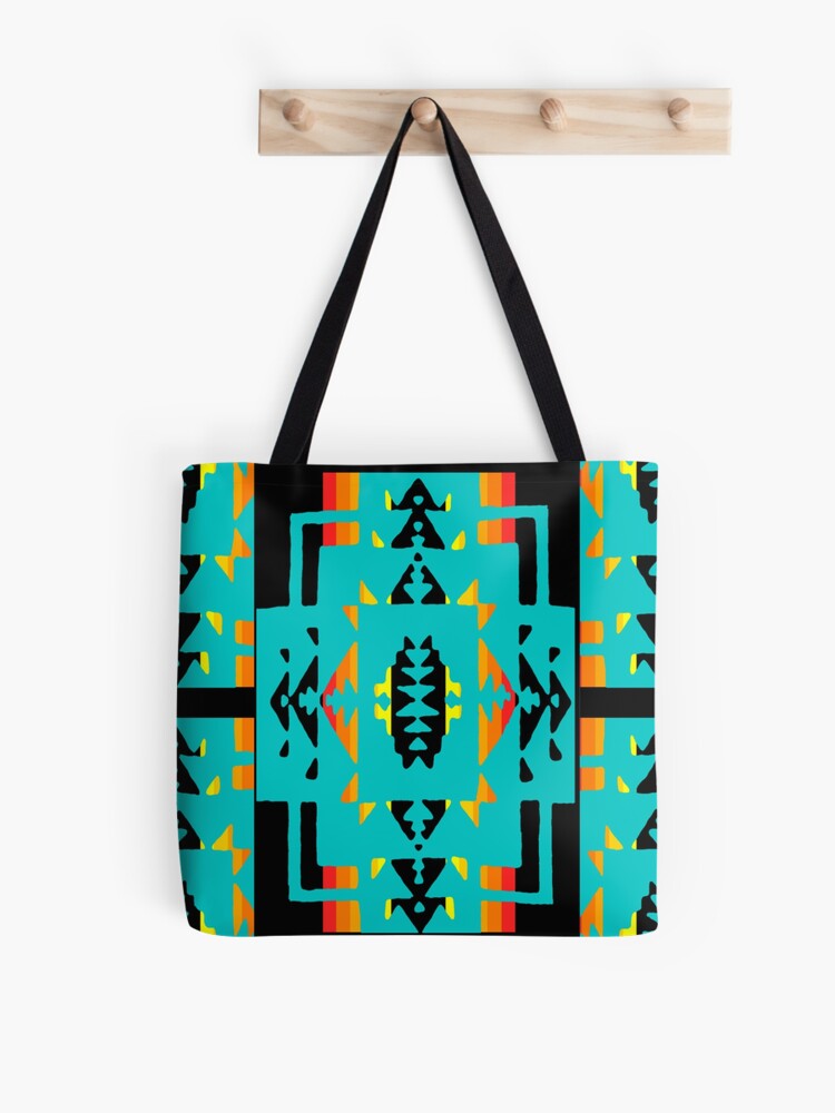 Extra Wide, Colorful Geometric Cross Body Strap for Bags/Purses - Tribal,  Native Couture Design